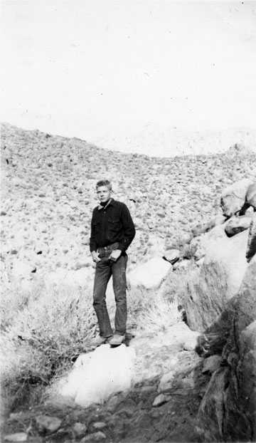 Dick Hiking in the Southwest, 1940s