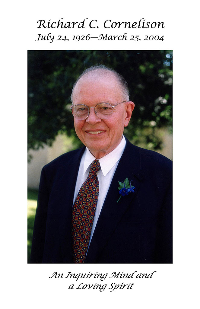 Order of Service, Page 1